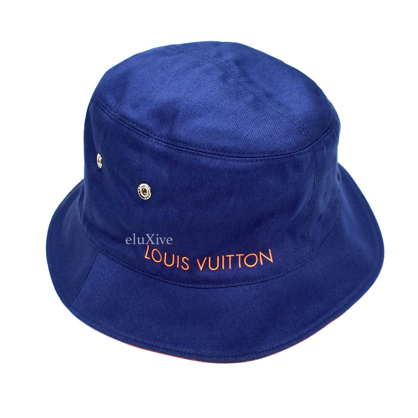 Louis Vuitton - Monogram Denim Woven Bucket Hat (Orange)