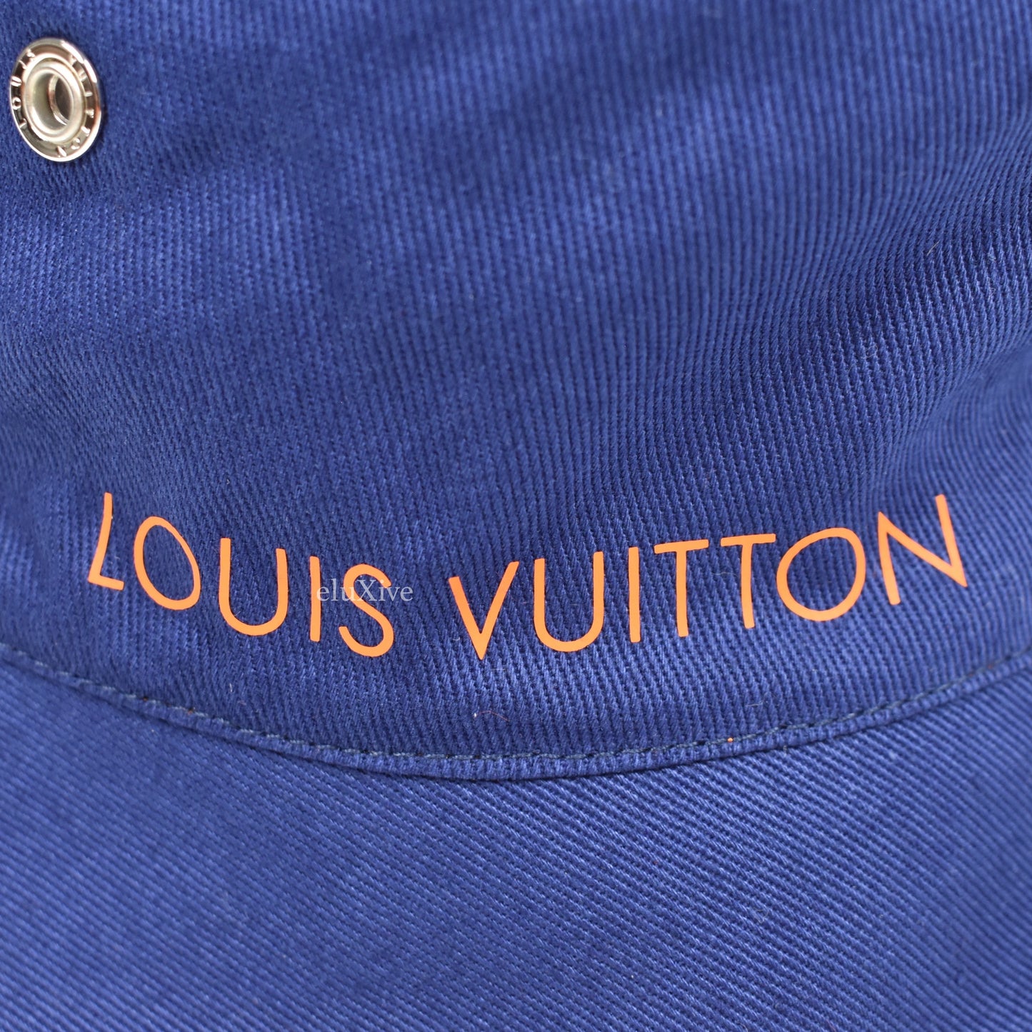 Louis Vuitton - Monogram Denim Woven Bucket Hat (Orange)