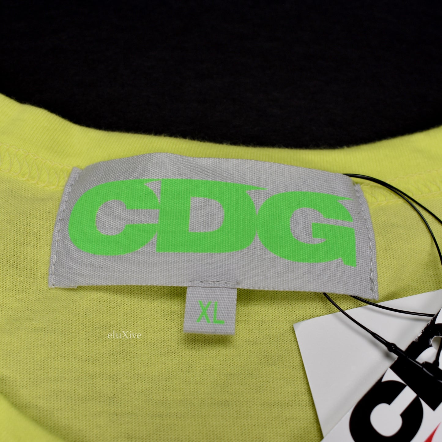 Comme Des Garcons - Yellow CDG Logo S/S T-Shirt