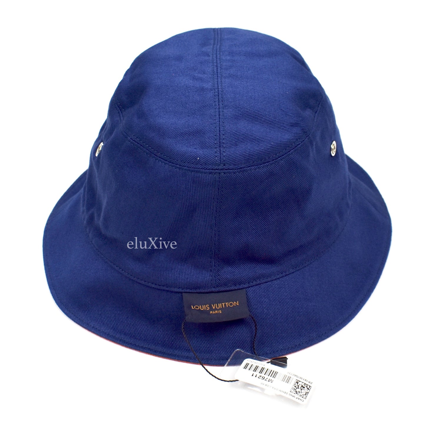 Louis Vuitton - Monogram Denim Woven Bucket Hat (Orange)