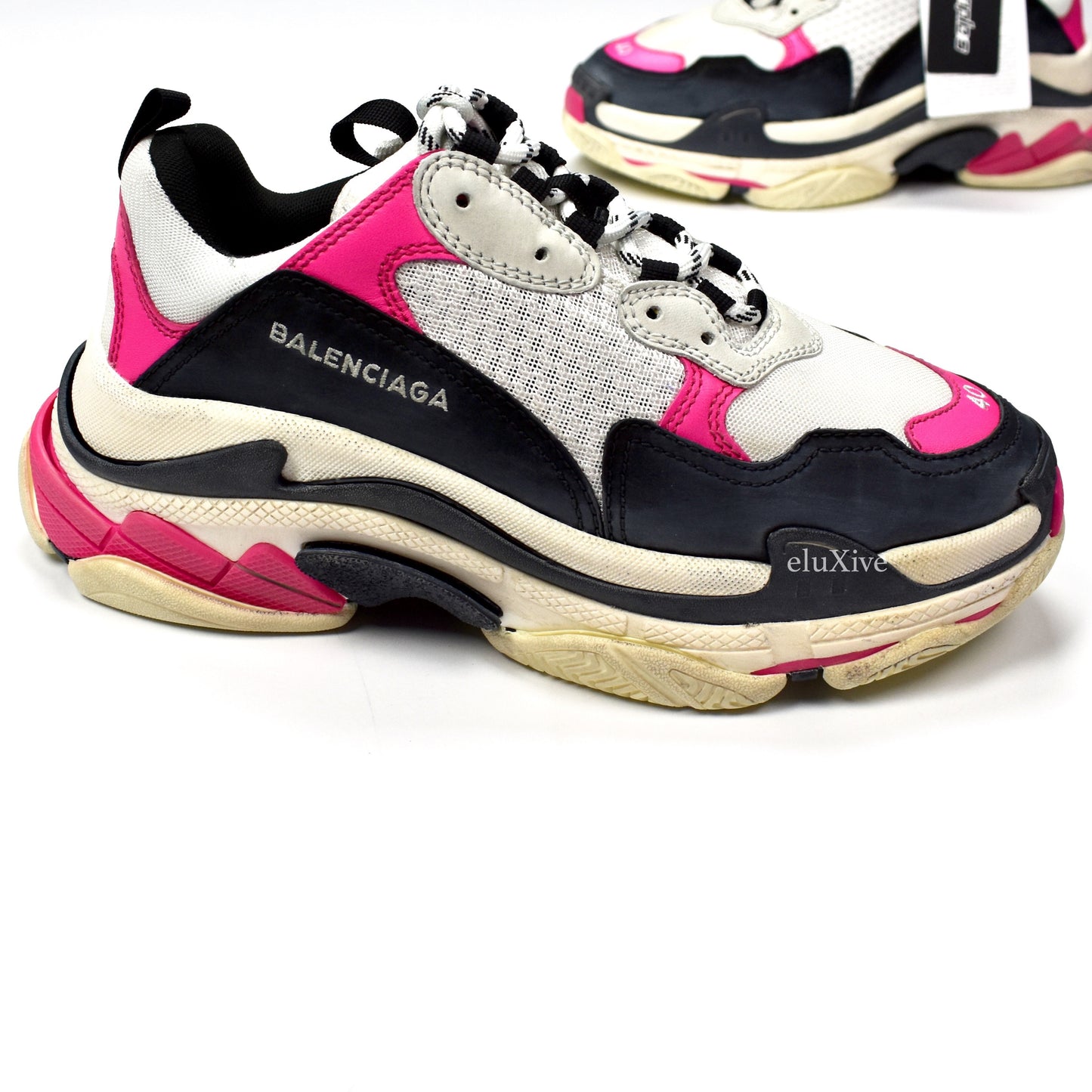 Balenciaga - Women's Triple S Trainer (White / Pink)