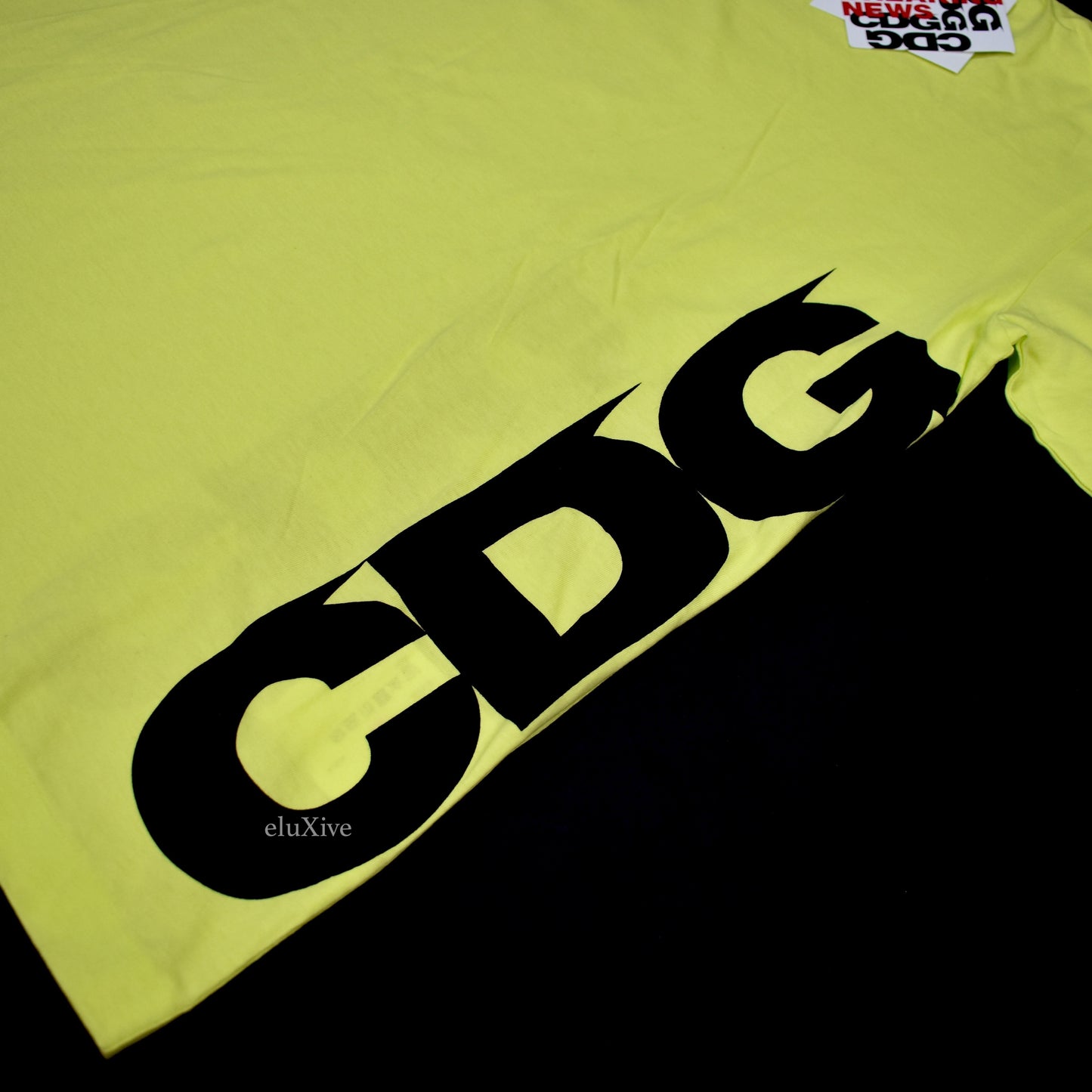 Comme Des Garcons - Yellow CDG Logo S/S T-Shirt