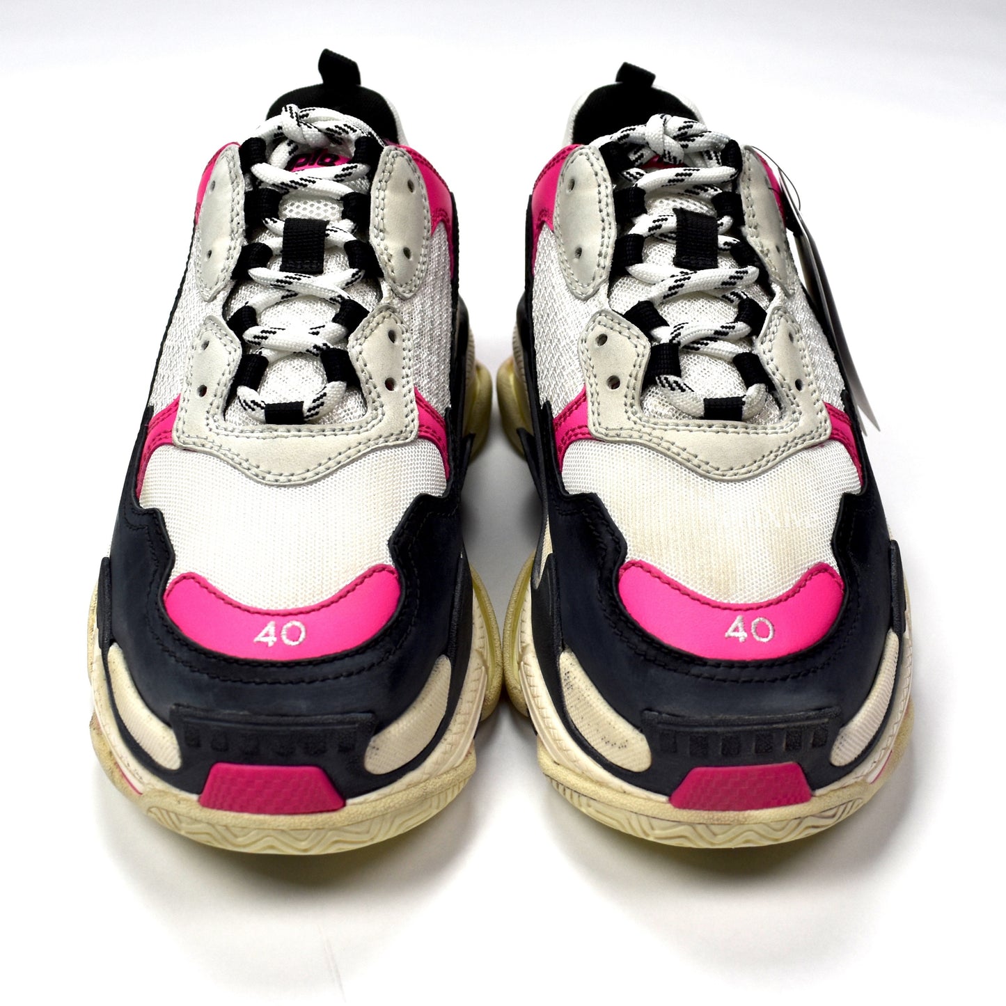 Balenciaga - Women's Triple S Trainer (White / Pink)