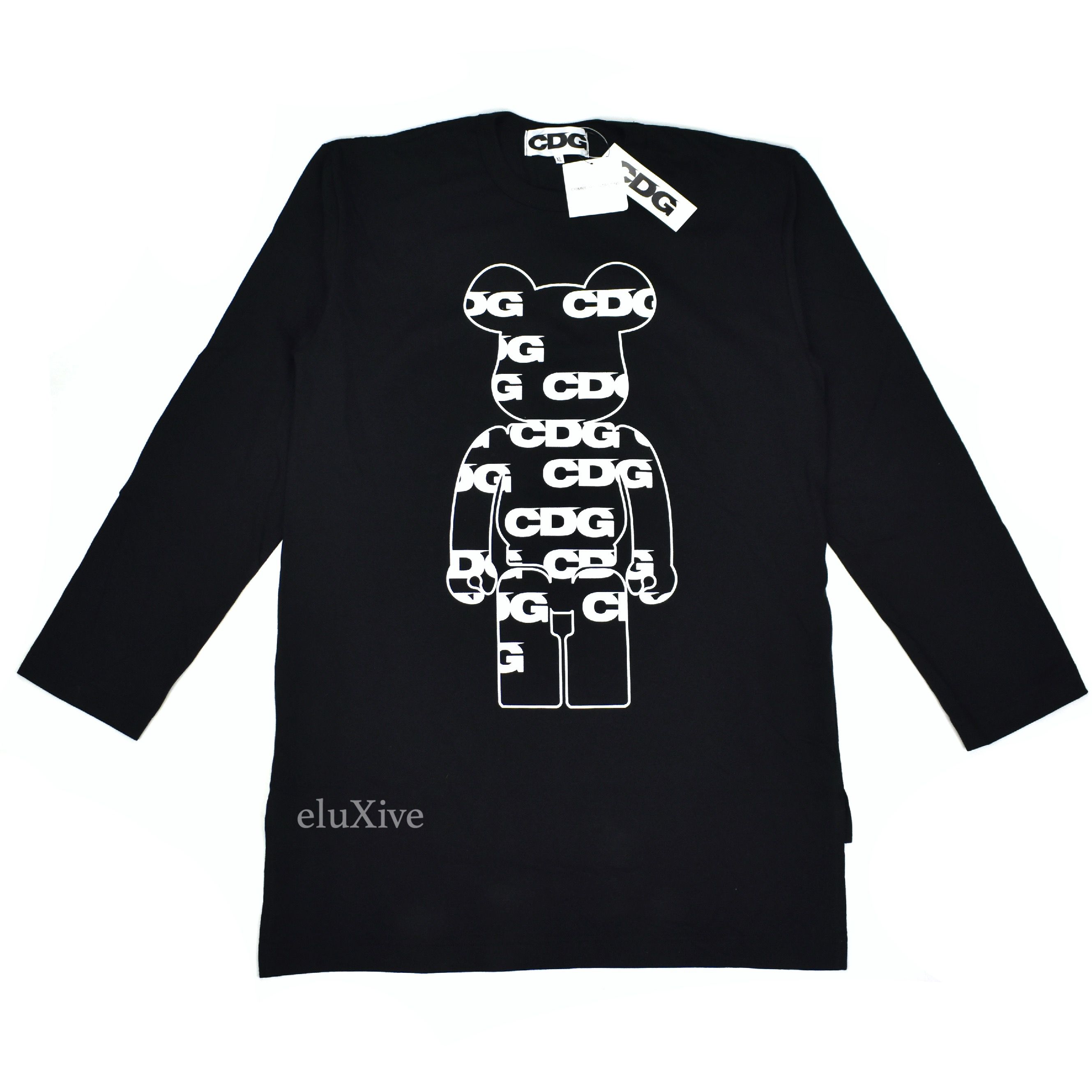 Comme des Garcons x Medicom - CDG Bearbrick Logo L/S T-Shirt