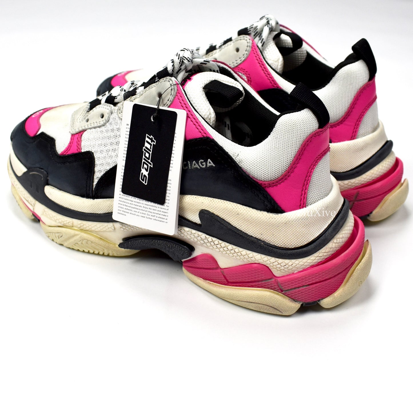 Balenciaga - Women's Triple S Trainer (White / Pink)