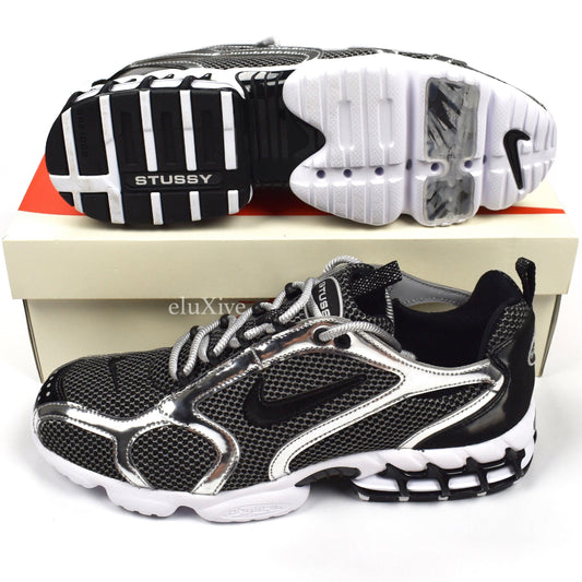 Nike x Stussy - Air Zoom Spiridon Cage 2 (Silver/Black)