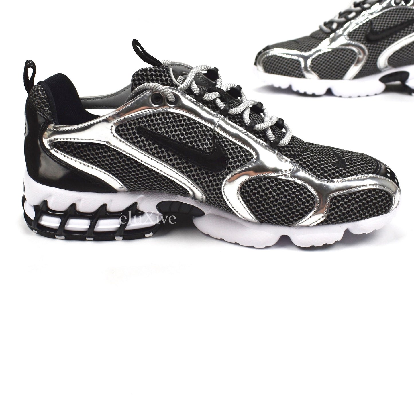 Nike x Stussy - Air Zoom Spiridon Cage 2 (Silver/Black)