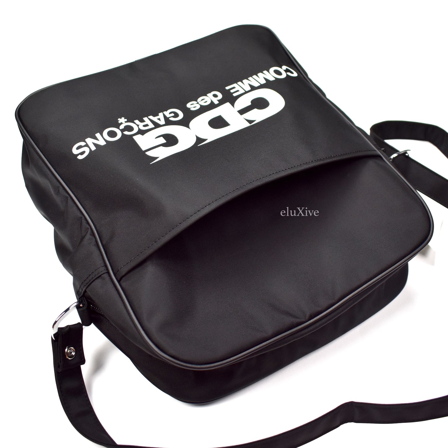 Comme Des Garcons - Black CDG Logo 'Airline' Bag