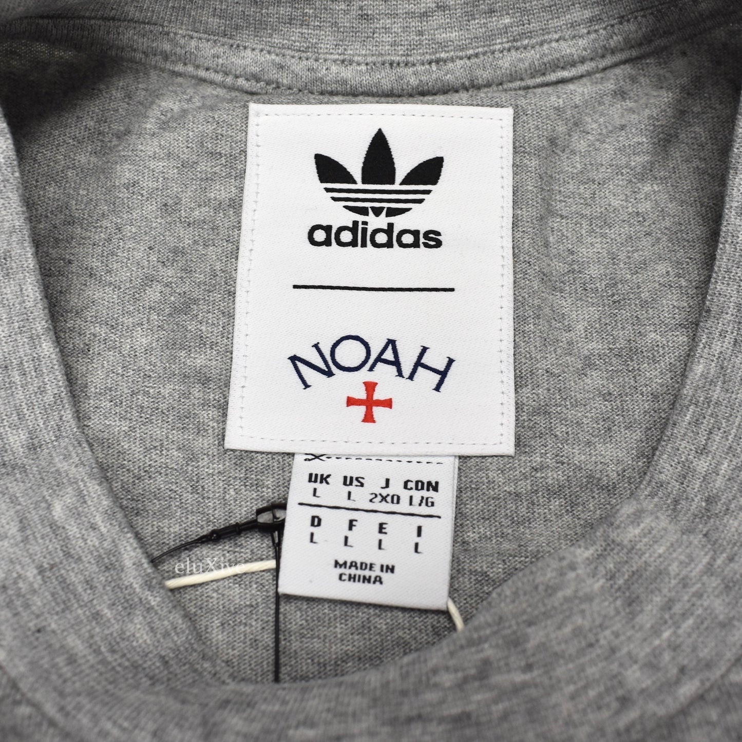 Noah x Adidas - Shell Core Logo T-Shirt (Gray)