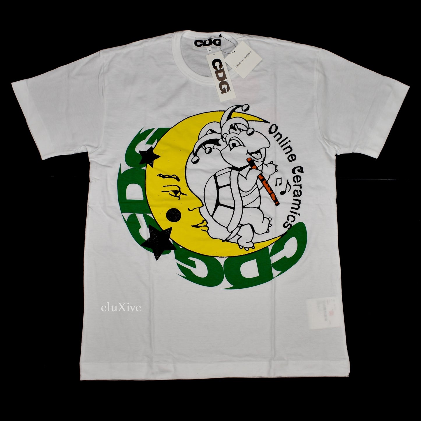 Comme des Garcons x Online Ceramics - Moon Logo T-Shirt