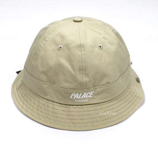 Palace - Ventile Logo Embroidered Bucket Hat (Stone)