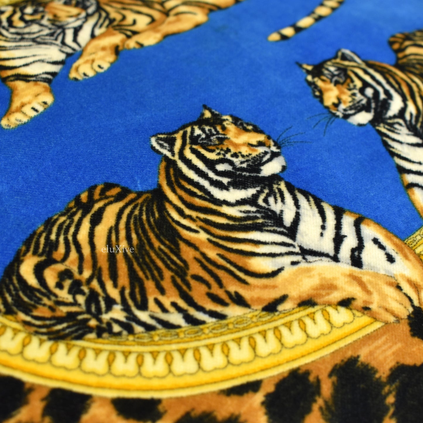 Versace - Barocco Tiger Velvet Pillow