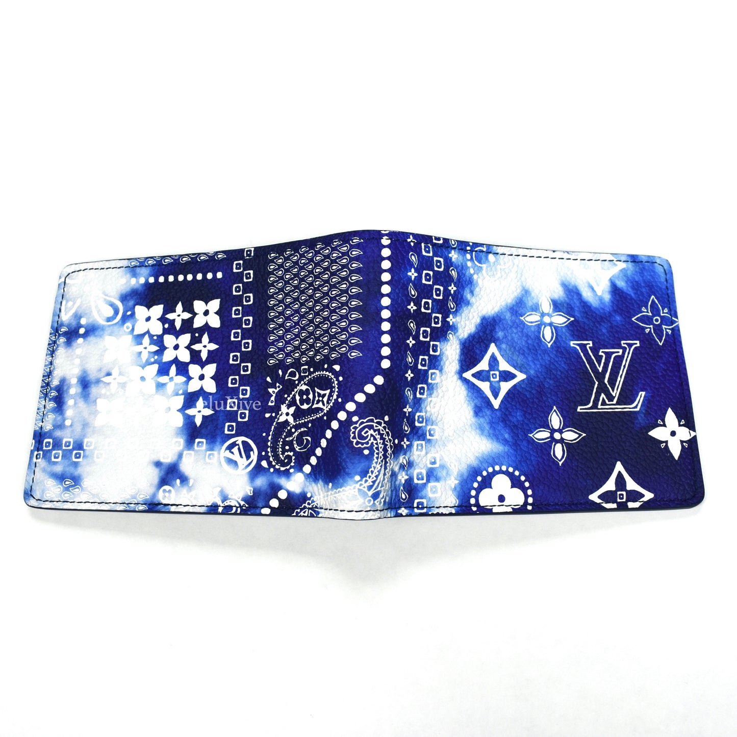 Louis Vuitton - Bandana Monogram Leather Slender Wallet