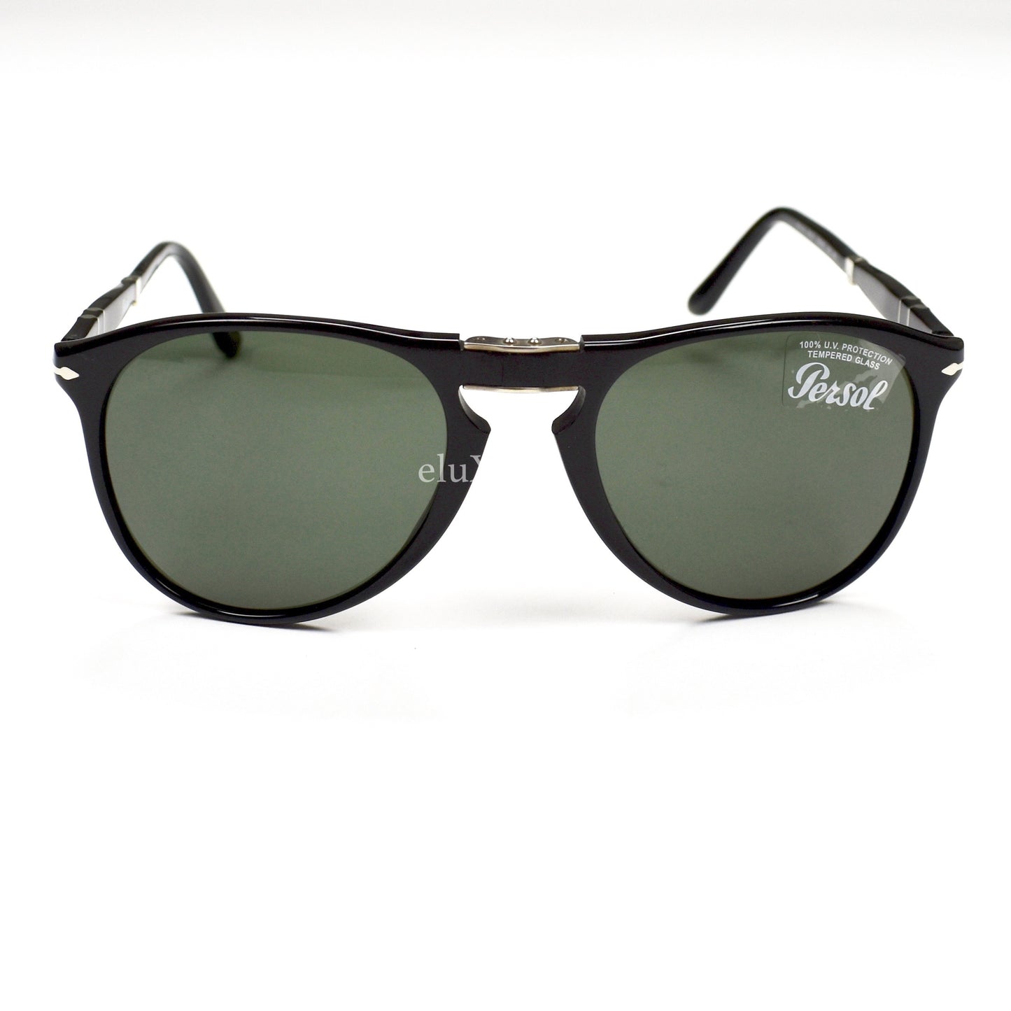 Persol - 9714-S Folding Sunglasses (Black)