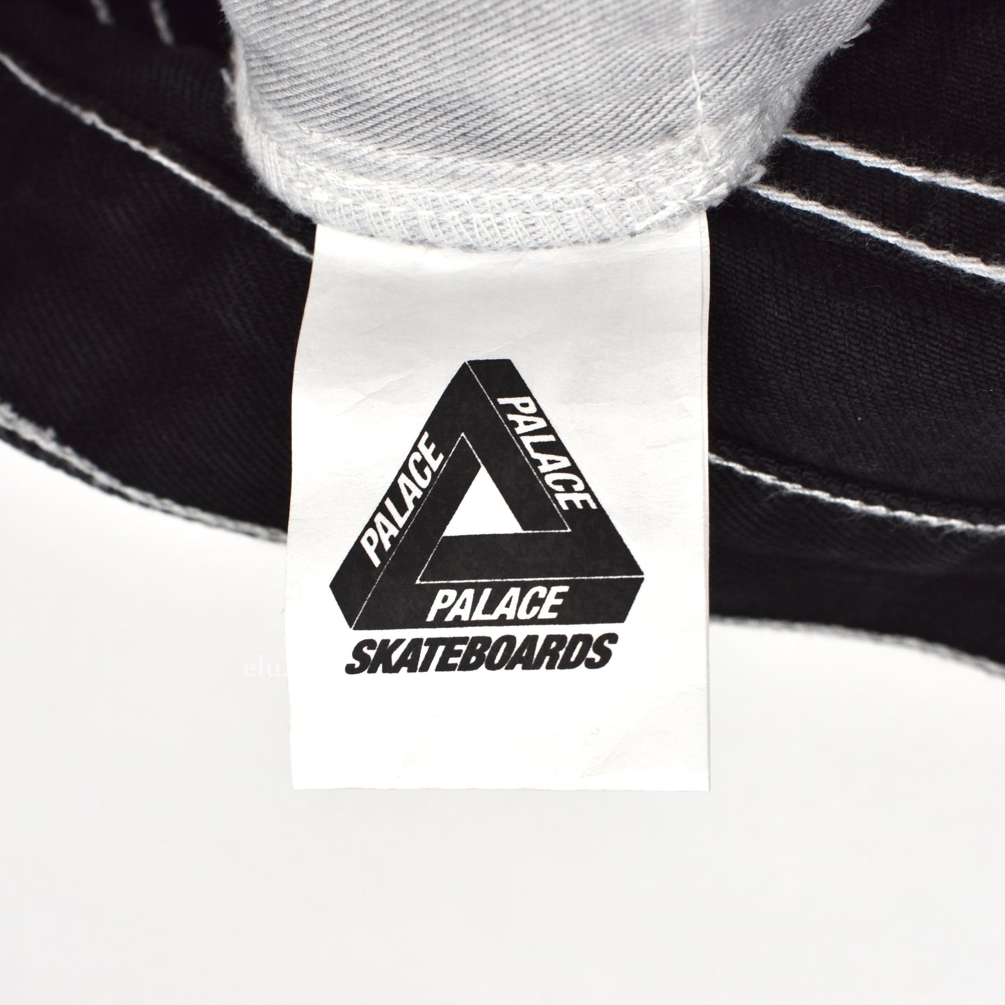 Palace - Snake Logo Embroidered 'Sphesh' Denim Shorts (Black)