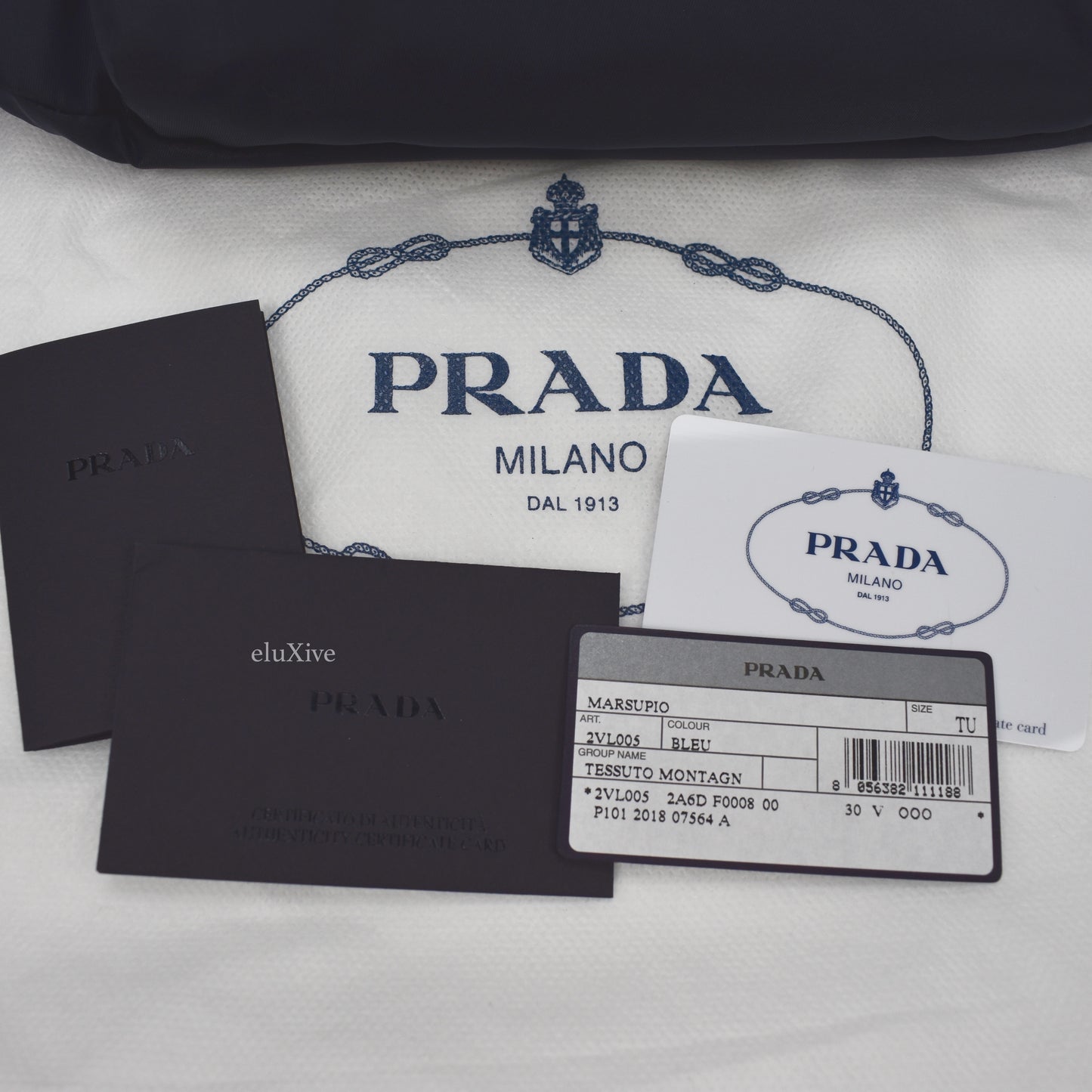 Prada - Navy Nylon Waist Bag