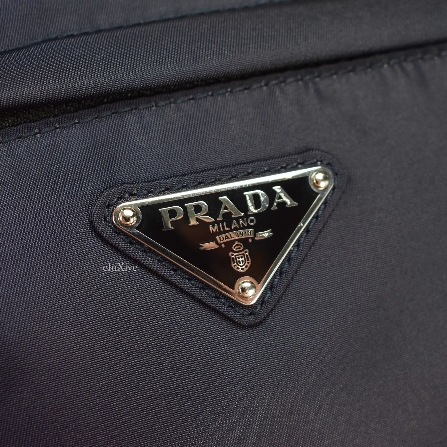Prada - Navy Nylon Waist Bag