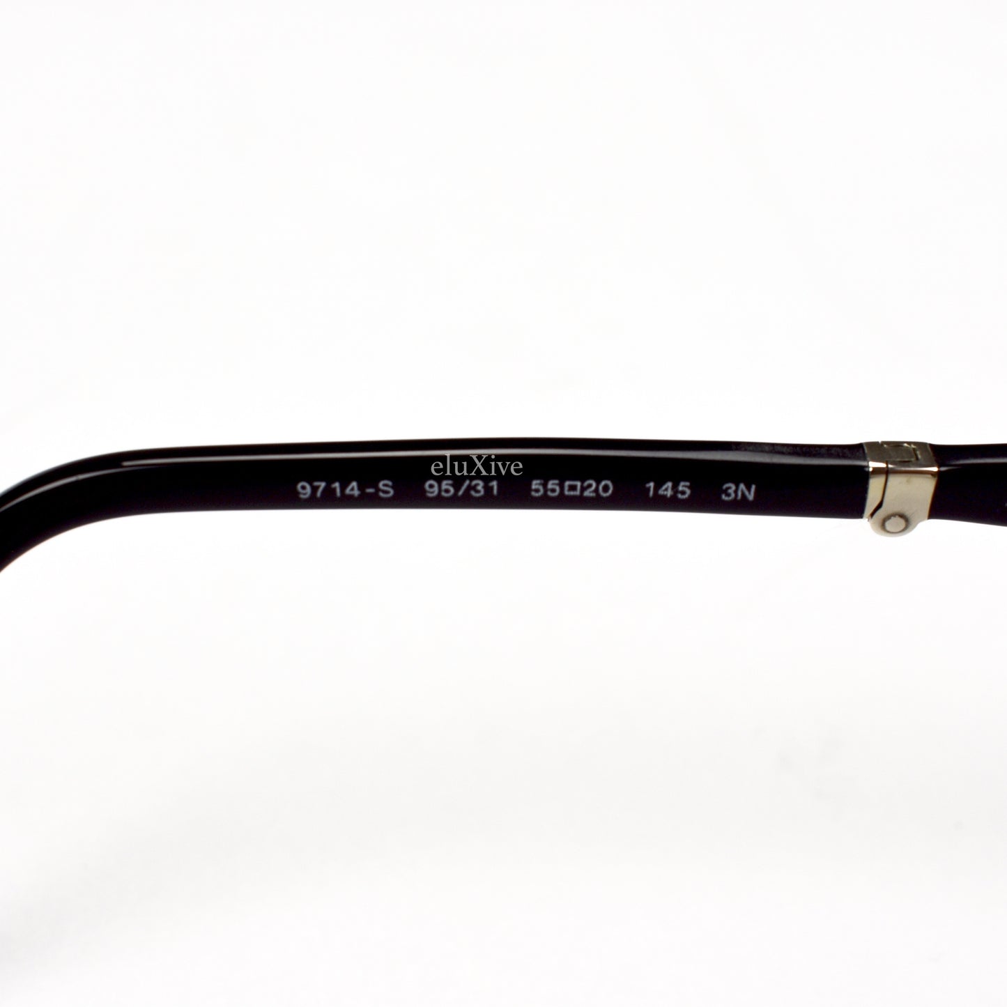 Persol - 9714-S Folding Sunglasses (Black)