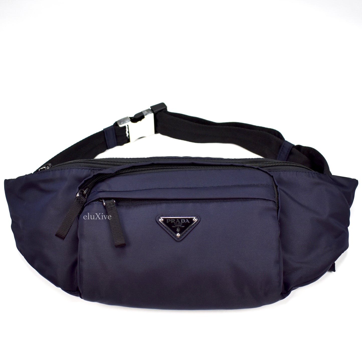 Prada - Navy Nylon Waist Bag