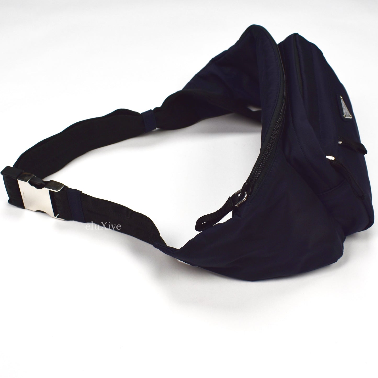 Prada - Navy Nylon Waist Bag