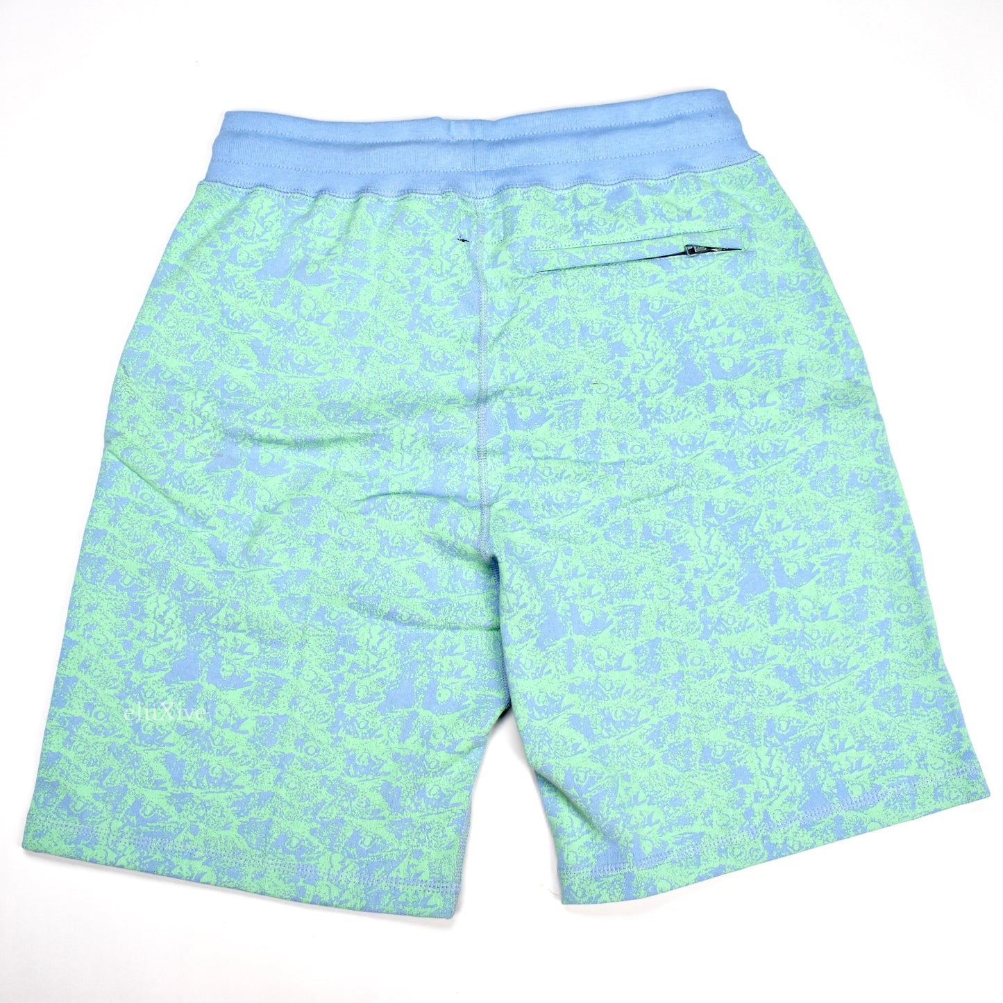 Noah - Blue 'Enjoy Life' Fish Print Shorts