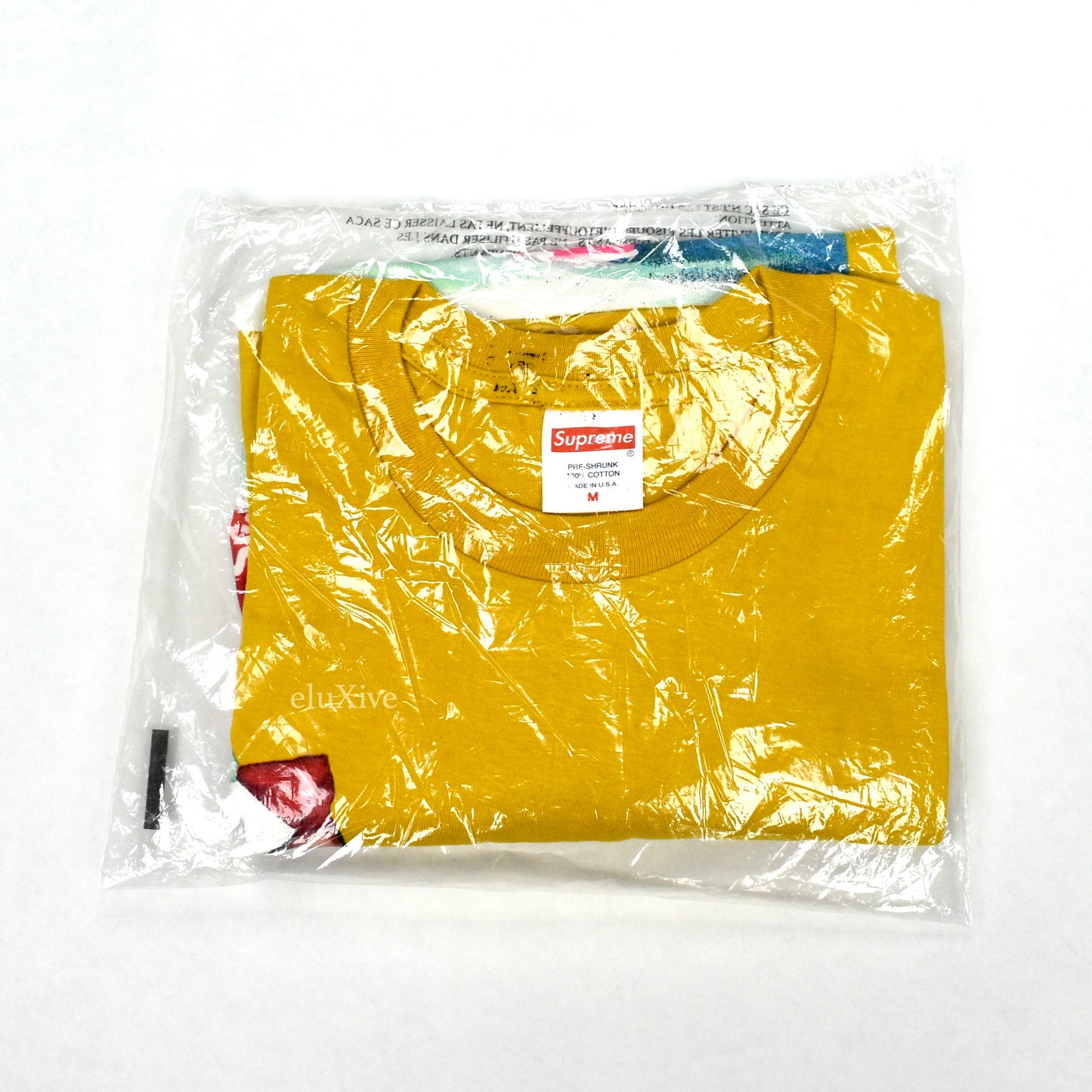 Supreme - Mustard Yellow Swimmers T-Shirt (SS18)