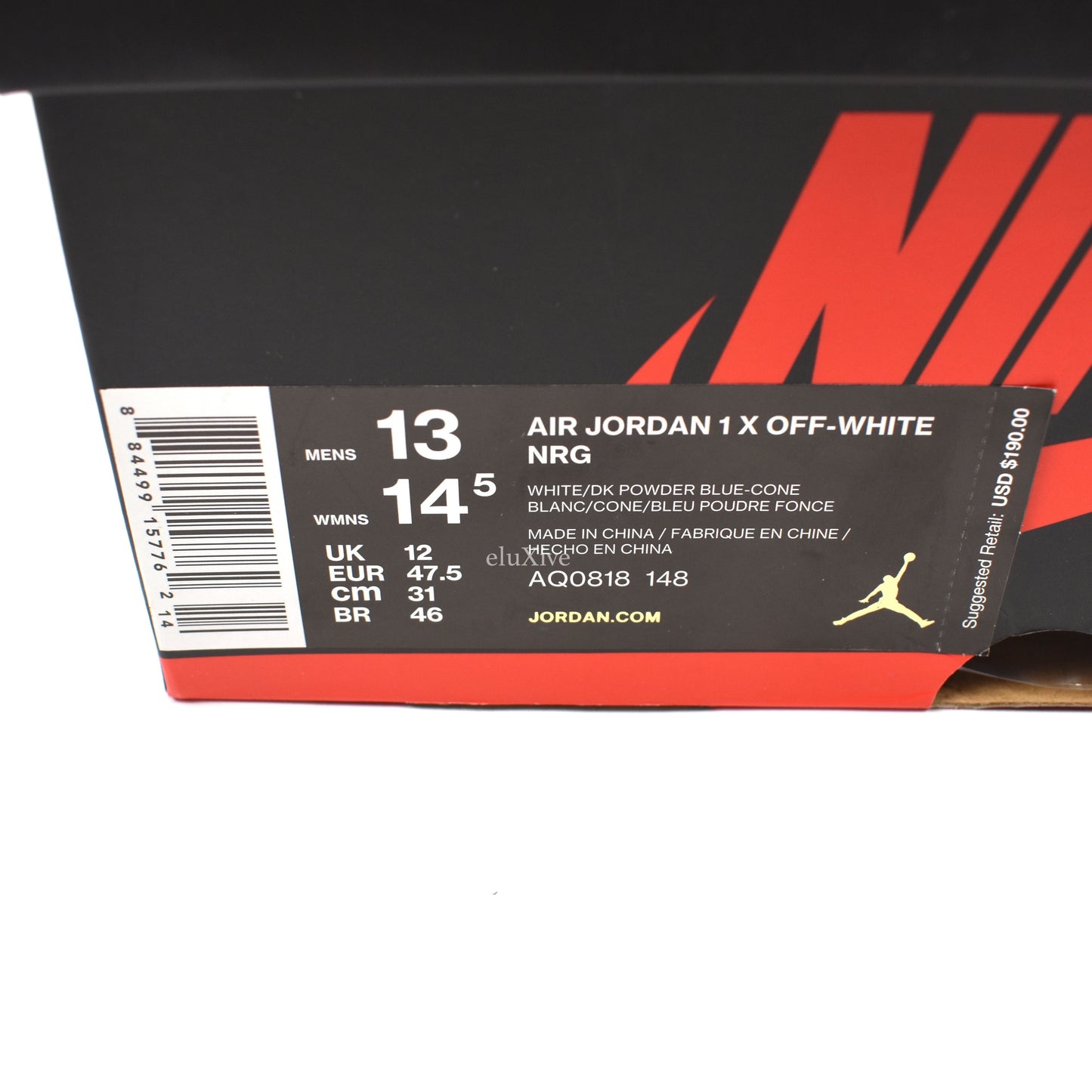Nike x Off-White - Air Jordan 1 NRG 'UNC'