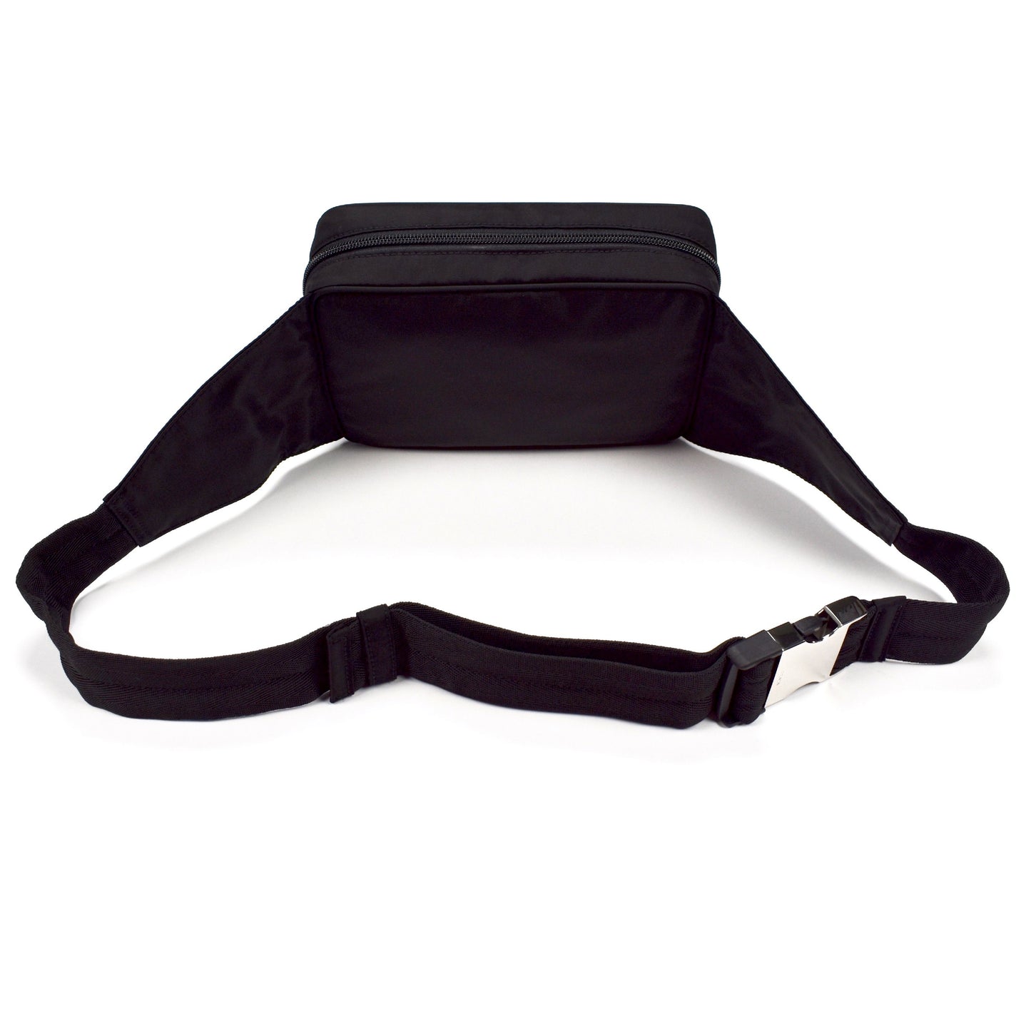 Prada - Black Nylon Rectangular Waist Bag