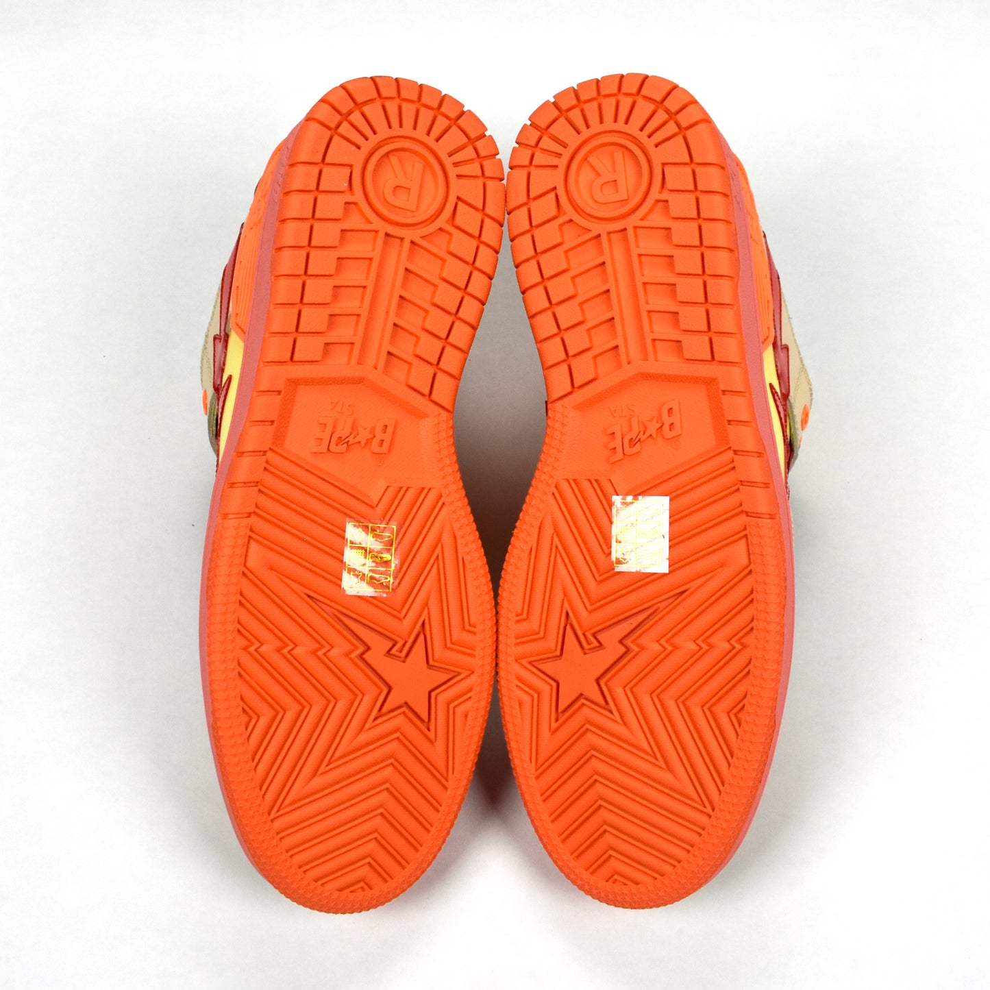 Bape - SK8 STA Sneakers (Orange/Pink/Tan)