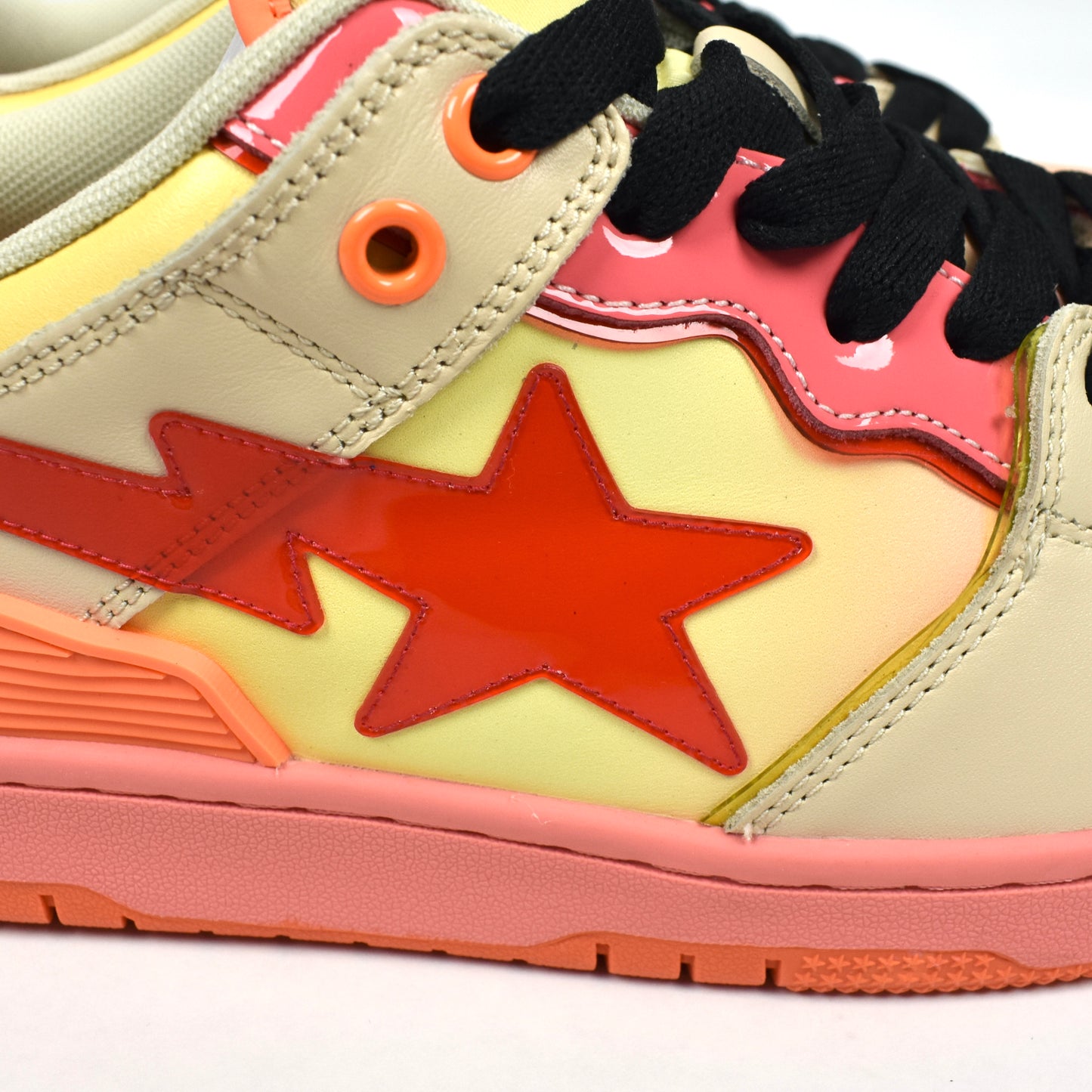 Bape - SK8 STA Sneakers (Orange/Pink/Tan)