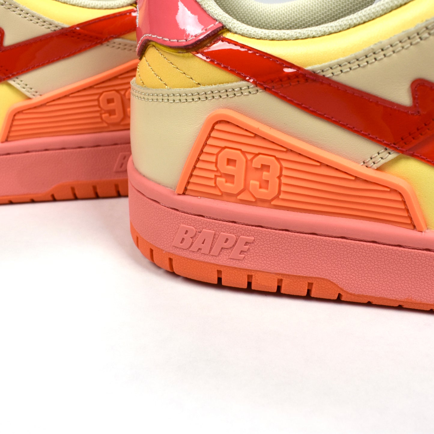 Bape - SK8 STA Sneakers (Orange/Pink/Tan)