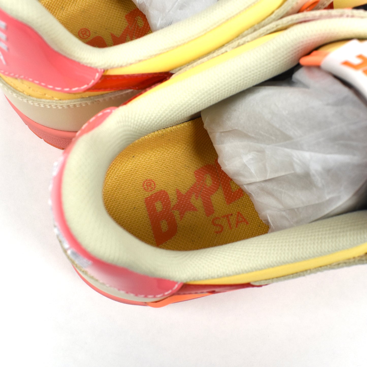 Bape - SK8 STA Sneakers (Orange/Pink/Tan)