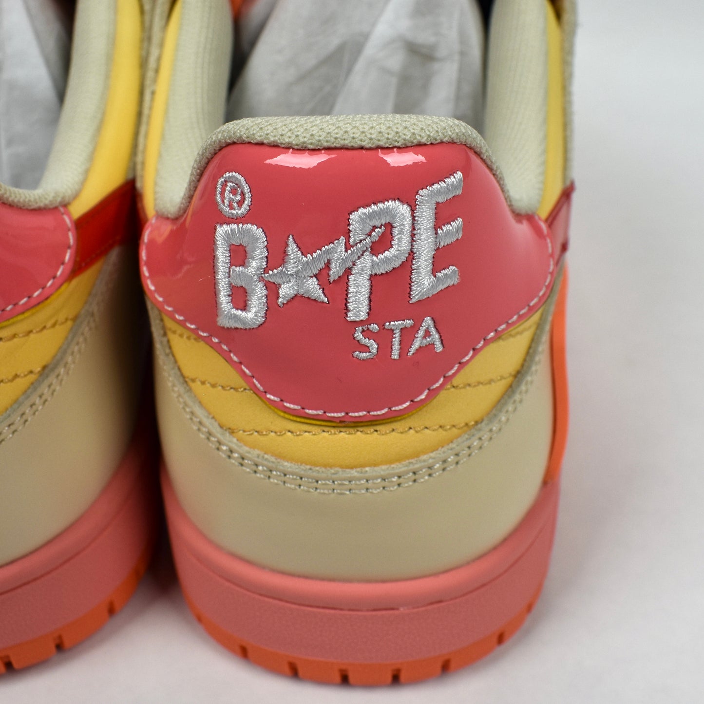 Bape - SK8 STA Sneakers (Orange/Pink/Tan)