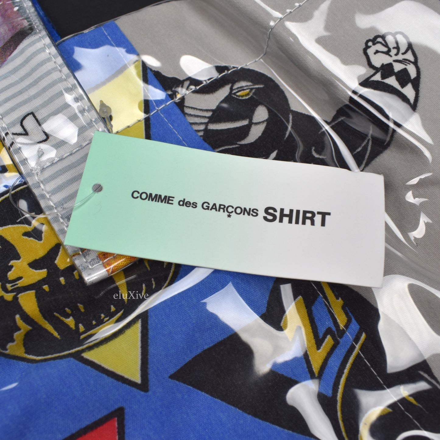 Comme des Garcons - Vintage Bedsheet PVC Logo Bag 2