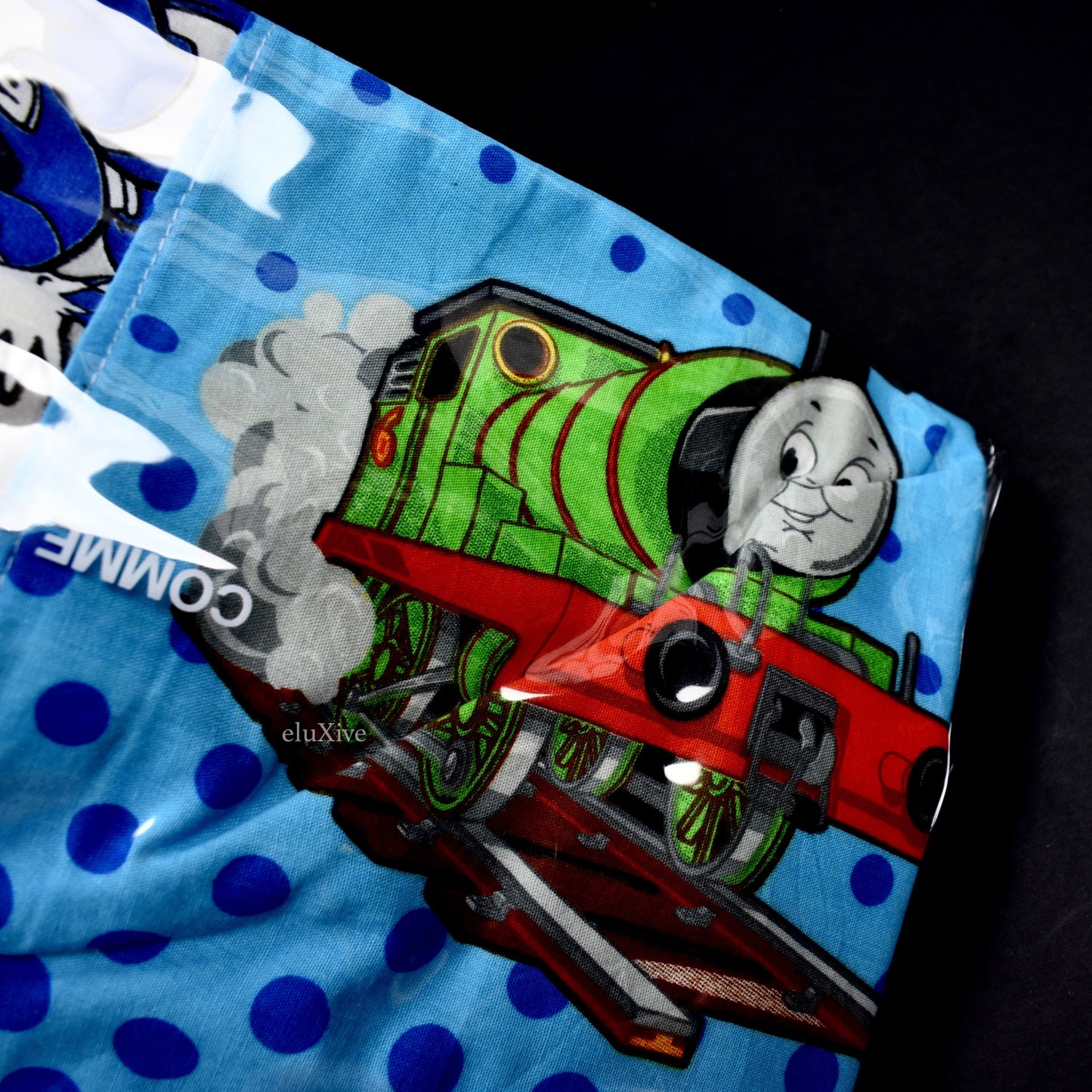 Comme des Garcons - Vintage Bedsheet PVC Logo Bag 2