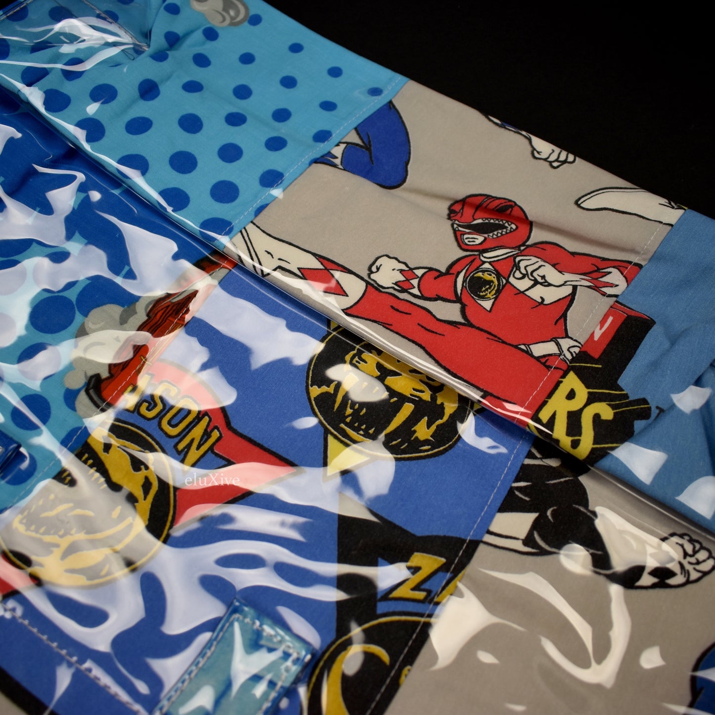 Comme des Garcons - Vintage Bedsheet PVC Logo Bag 2