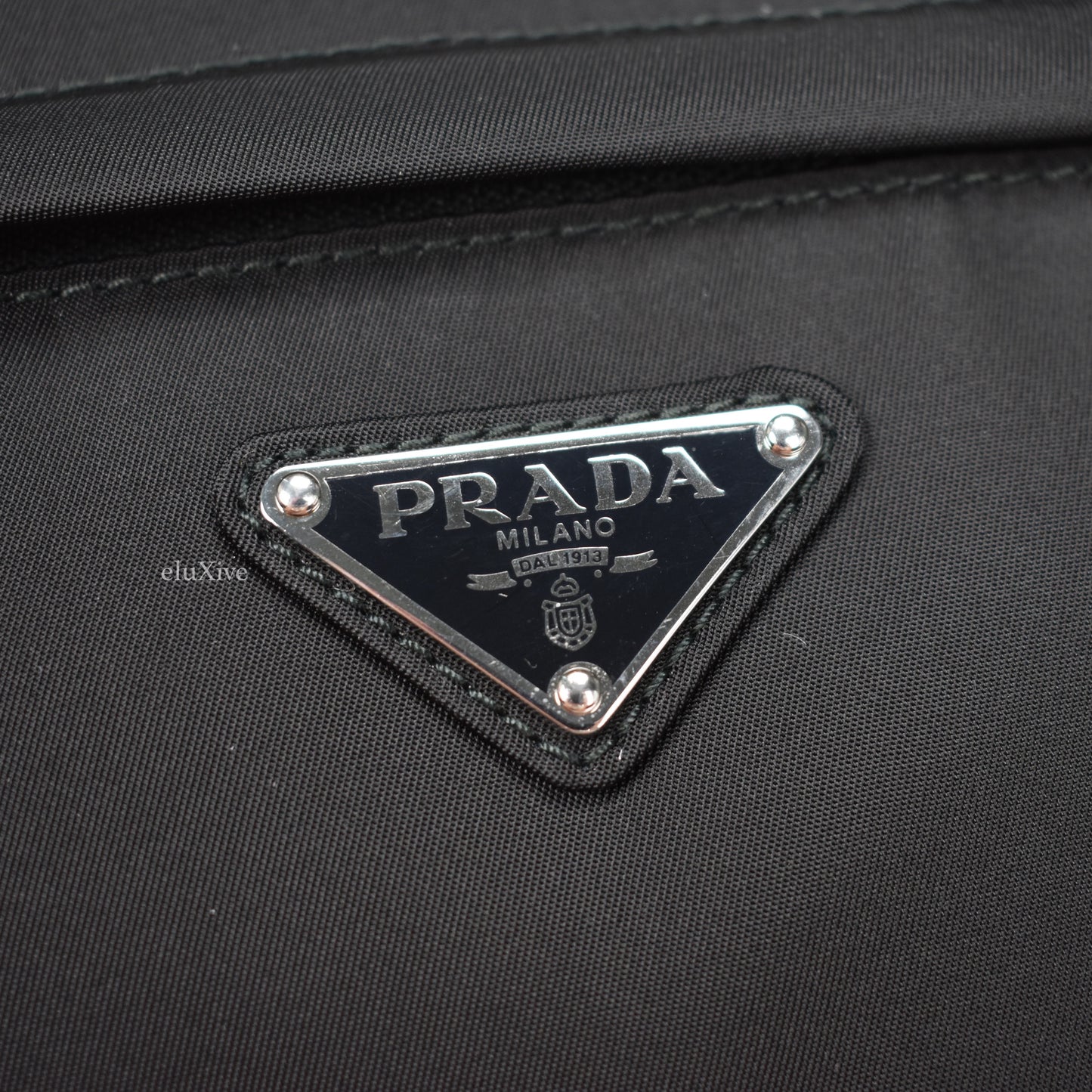 Prada - Black Nylon Logo Waist Bag