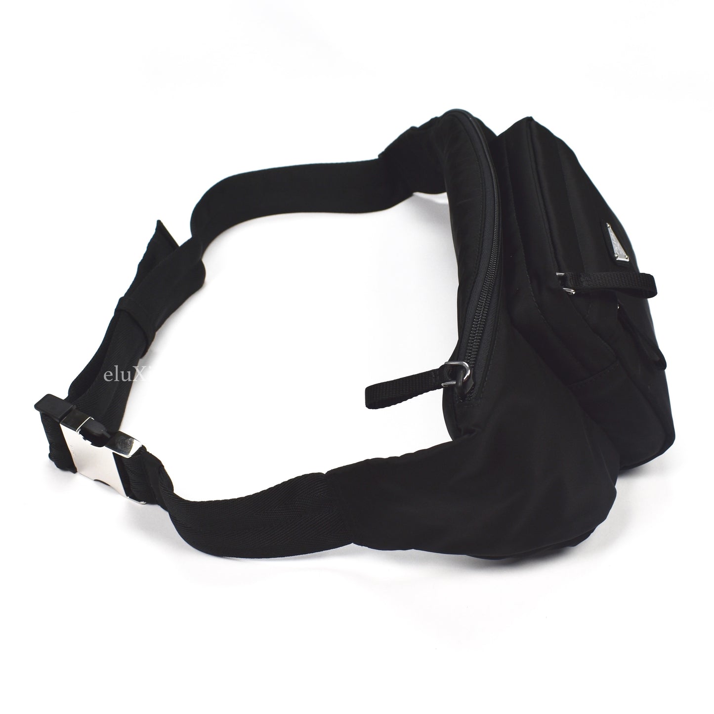 Prada - Black Nylon Logo Waist Bag