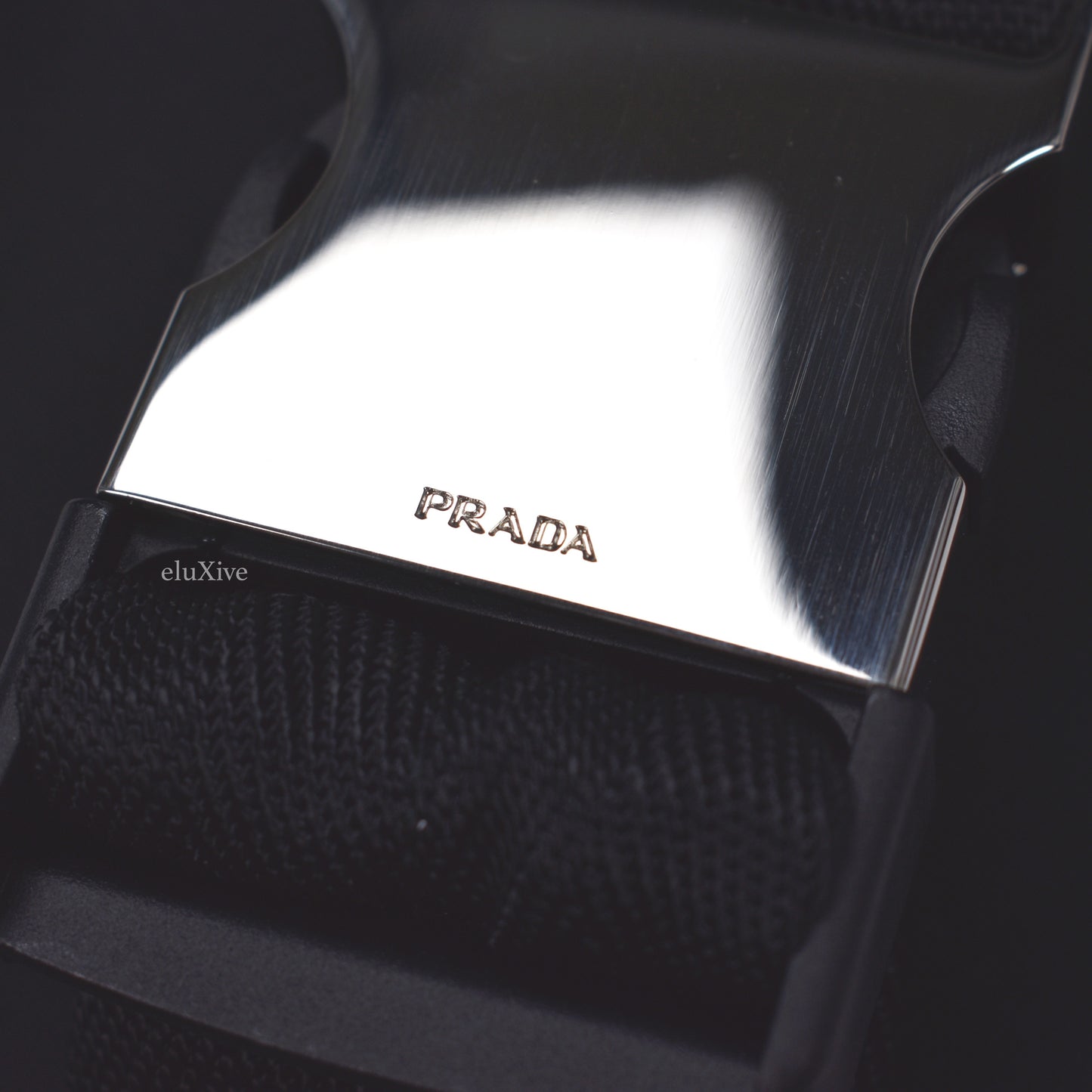 Prada - Black Nylon Logo Waist Bag