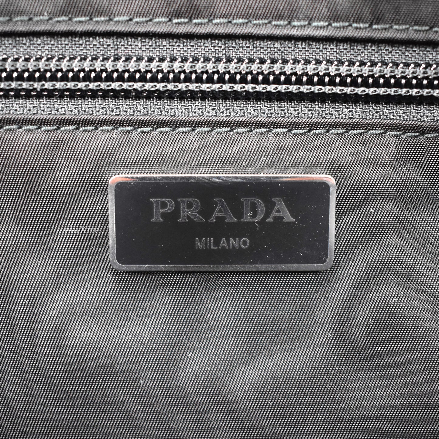 Prada - Black Nylon Logo Waist Bag