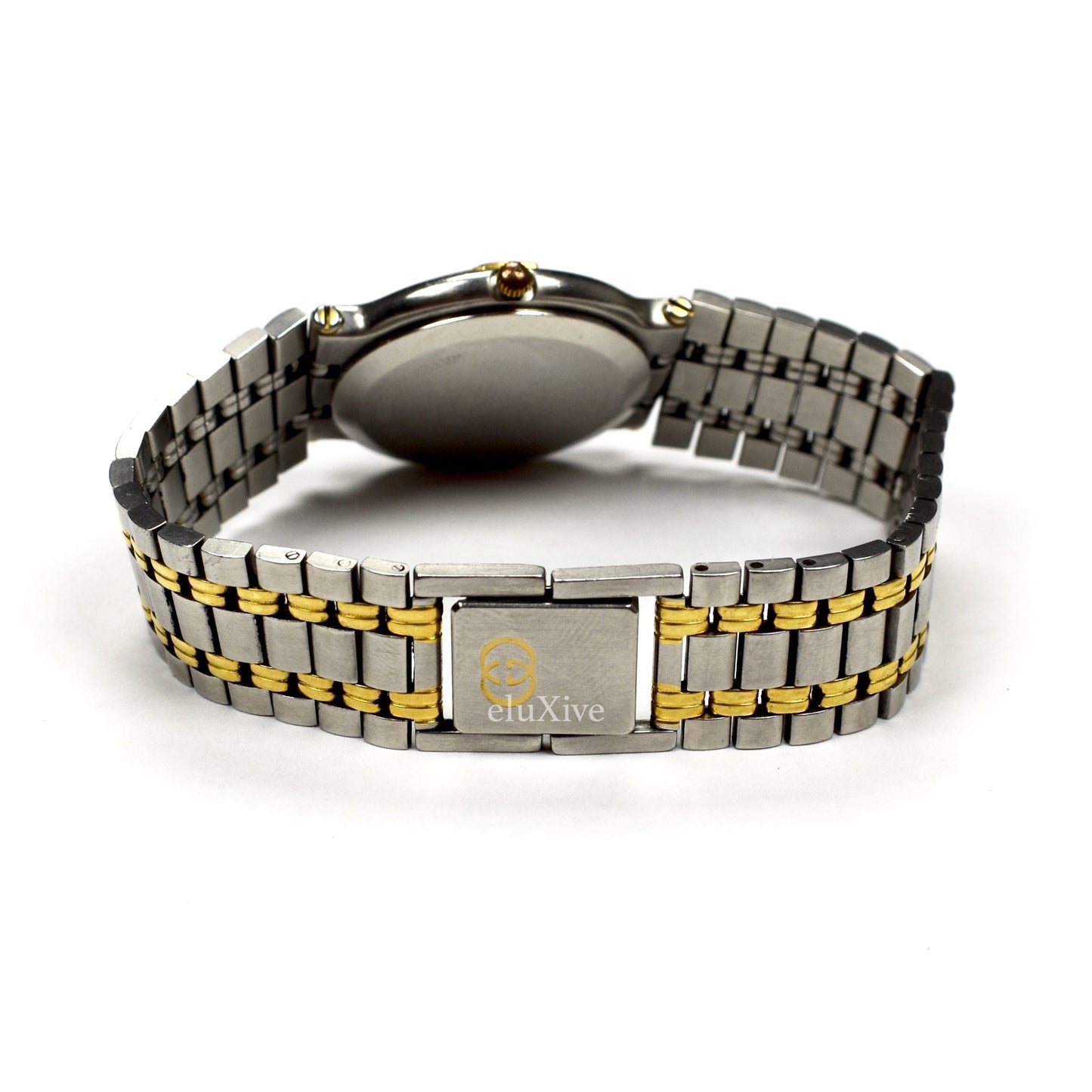 Gucci - 9000M Gold/Steel Diamond Dial Watch