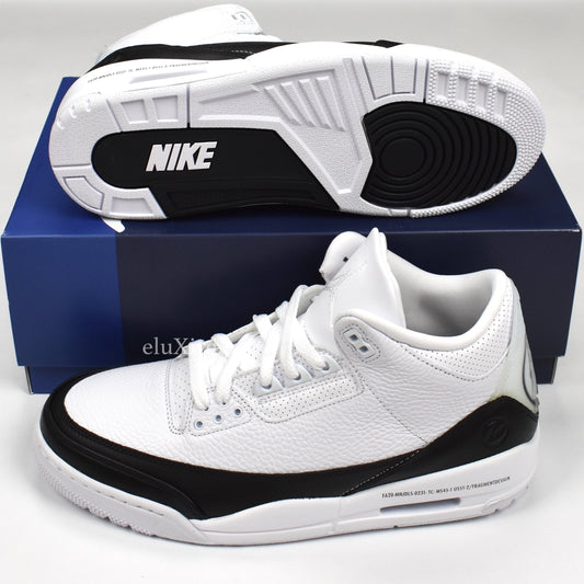 Nike x Fragment - Air Jordan 3 Retro SP (White/Black)
