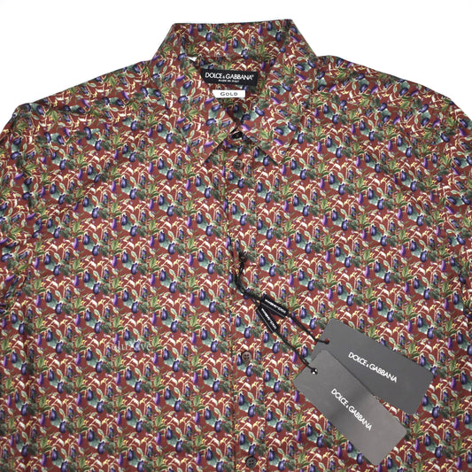 Dolce & Gabbana - Eggplant Print Shirt