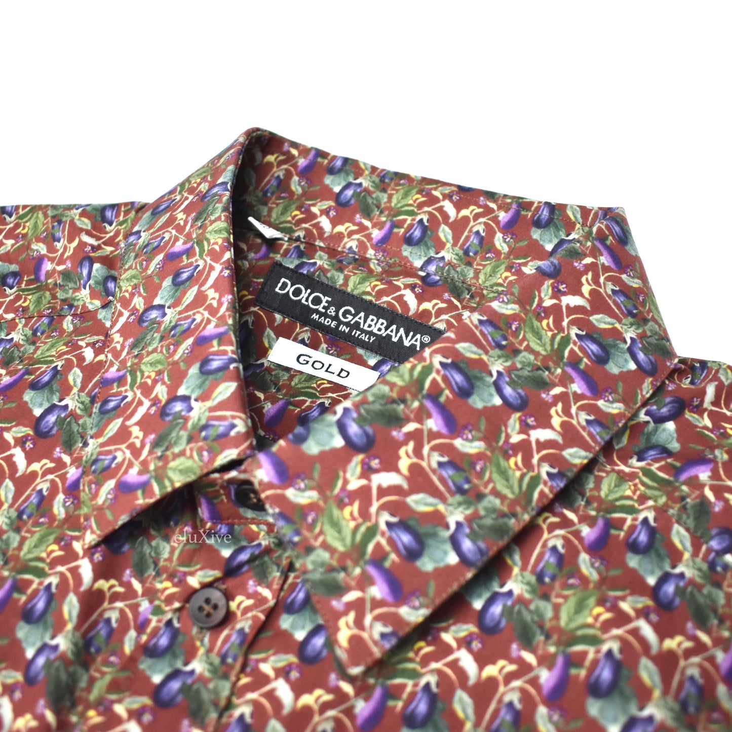 Dolce & Gabbana - Eggplant Print Shirt