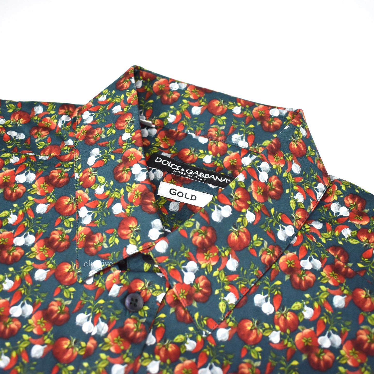 Dolce & Gabbana - Tomato / Garlic / Pepper Print Shirt