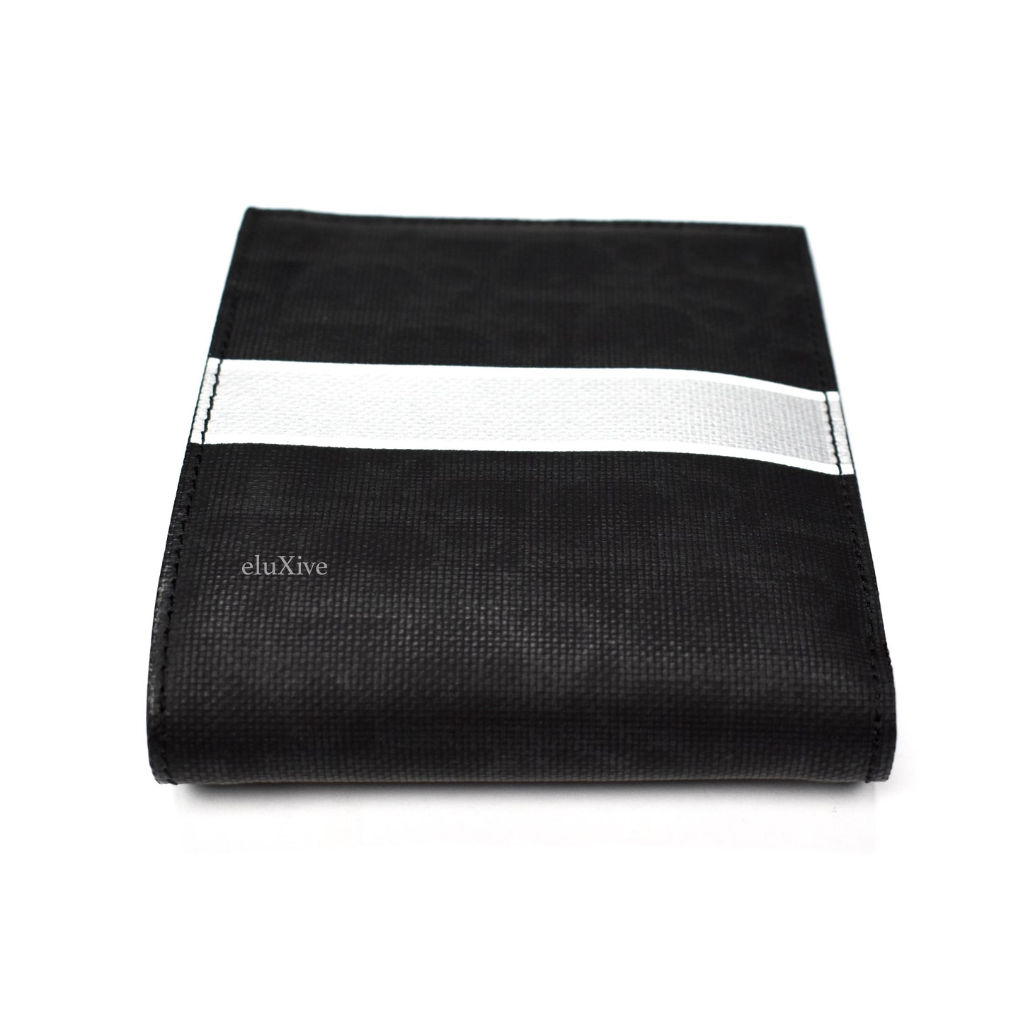 Dior - Black Monogram Logo Bifold Wallet