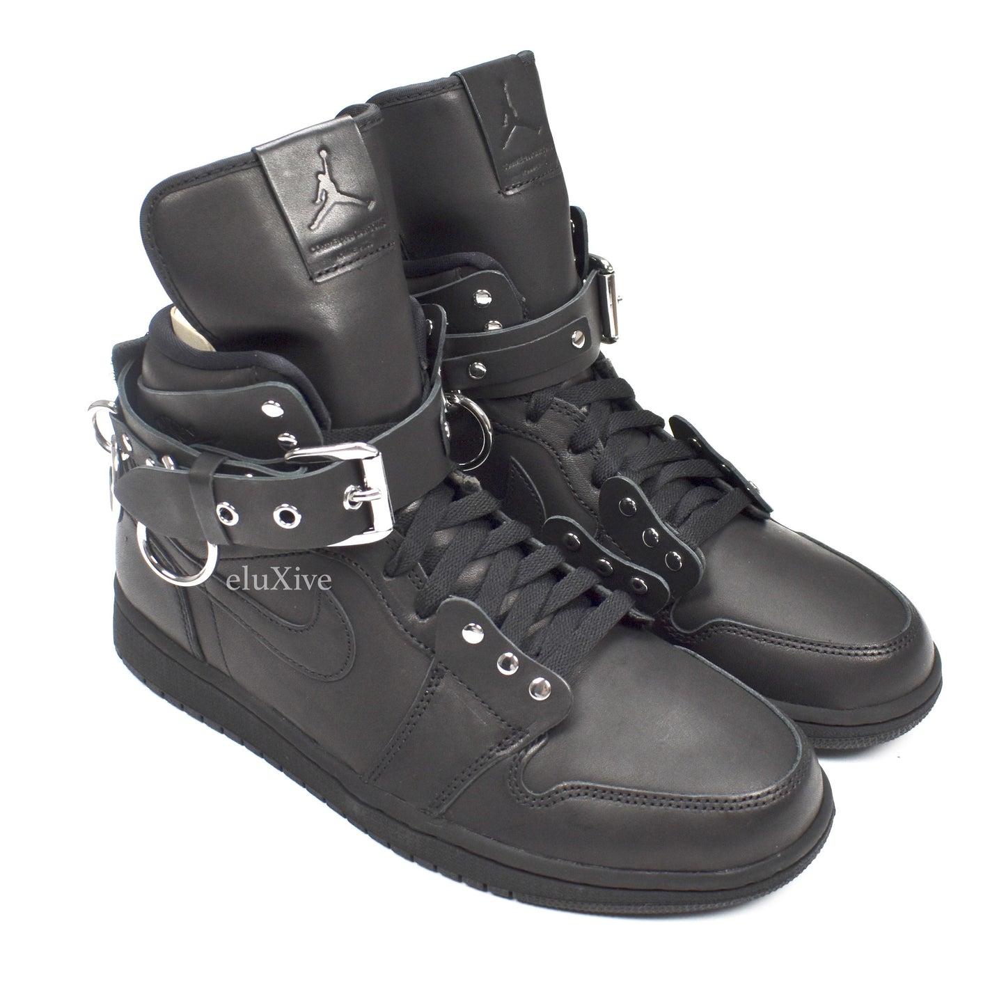 Comme des Garcons x Nike - Air Jordan 1 Hi Strap SP-C CDG (Black)