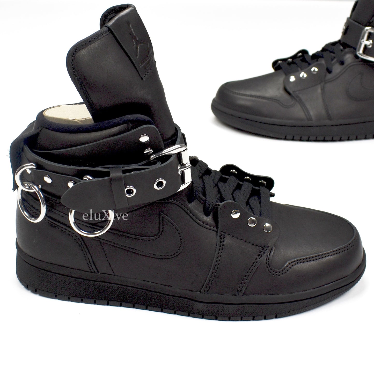 Comme des Garcons x Nike - Air Jordan 1 Hi Strap SP-C CDG (Black)