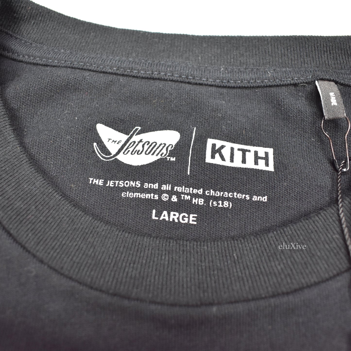 Kith x Jetsons - Astro Travelling Logo LS T-Shirt (Black)