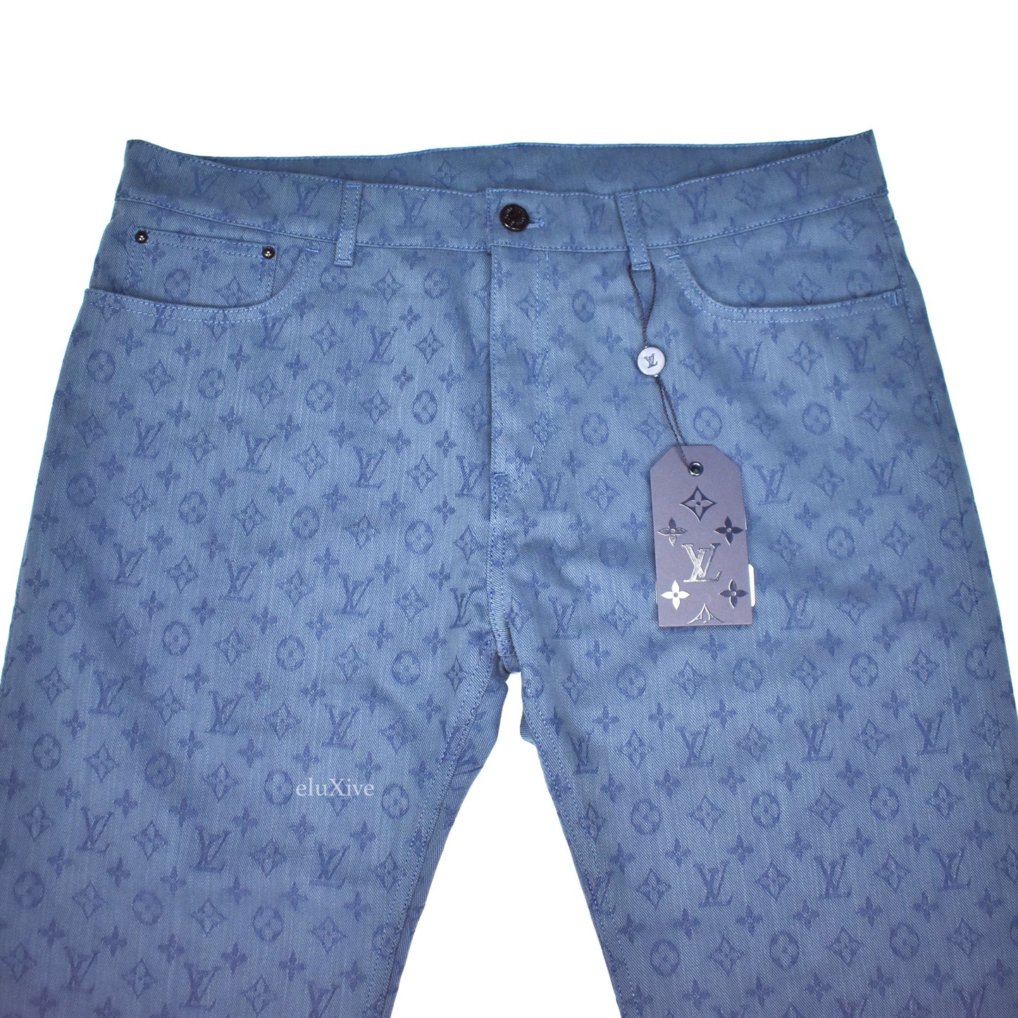 Louis Vuitton - Monogram Denim Woven Jeans
